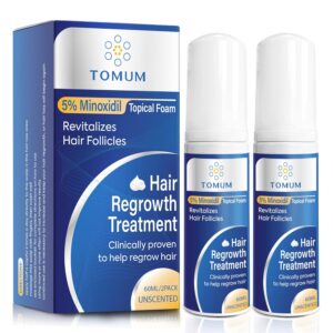 5% Minoxidil Foam for Men and Women Hair Growth, Minoxidil for Men and Women Foam